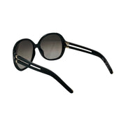 Chloe - Black & Grey Oversized Dual Arm Sunglasses