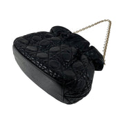 Christian Dior - Black Cannage Lambskin Chain Shoulder Bag