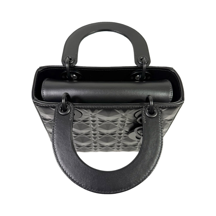Christian Dior - My ABCDior Black Diamond Cannage Small Lady Dior Bag
