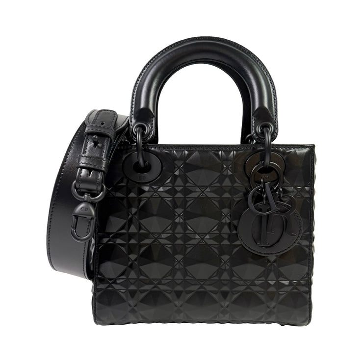 Christian Dior - My ABCDior Black Diamond Cannage Small Lady Dior Bag