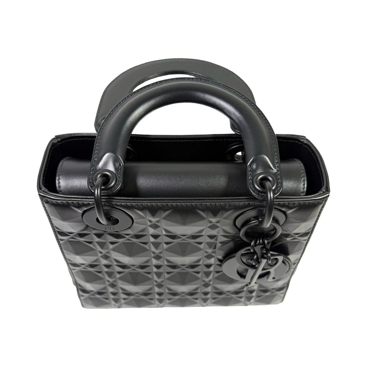 Christian Dior - My ABCDior Black Diamond Cannage Small Lady Dior Bag