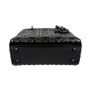 Christian Dior - My ABCDior Black Diamond Cannage Small Lady Dior Bag