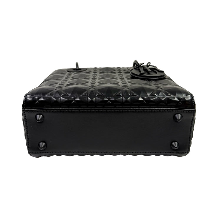 Christian Dior - My ABCDior Black Diamond Cannage Small Lady Dior Bag