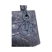 Christian Dior - My ABCDior Blue Diamond Cannage Small Lady Dior Bag