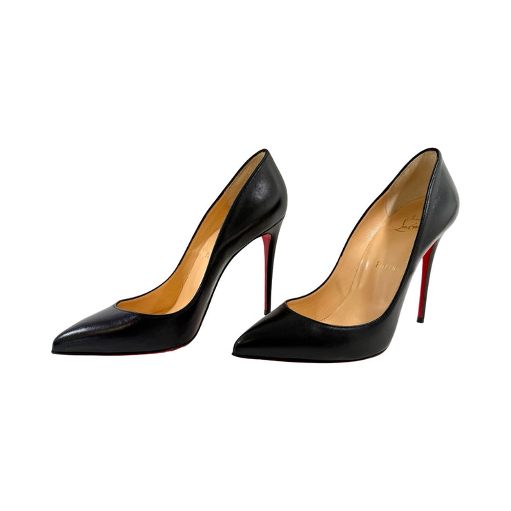 Christian Louboutin - Black Nappa Leather Pigalle Follies 39