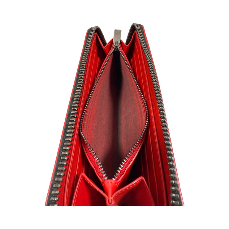 Christian Louboutin - Black Panettone Spike Leather Wallet