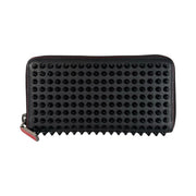 Christian Louboutin - Black Panettone Spike Leather Wallet