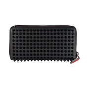 Christian Louboutin - Black Panettone Spike Leather Wallet