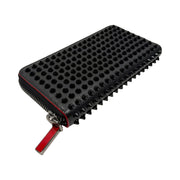 Christian Louboutin - Black Panettone Spike Leather Wallet