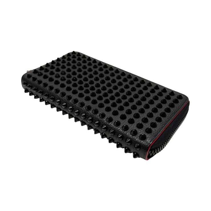 Christian Louboutin - Black Panettone Spike Leather Wallet