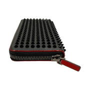 Christian Louboutin - Black Panettone Spike Leather Wallet