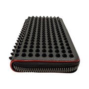 Christian Louboutin - Black Panettone Spike Leather Wallet