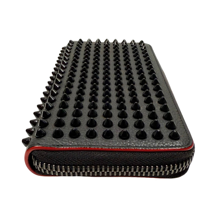 Christian Louboutin - Black Panettone Spike Leather Wallet