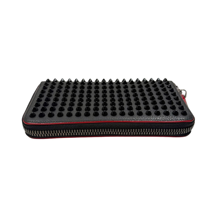 Christian Louboutin - Black Panettone Spike Leather Wallet