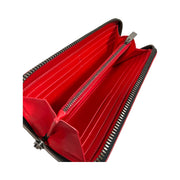 Christian Louboutin - Black Panettone Spike Leather Wallet