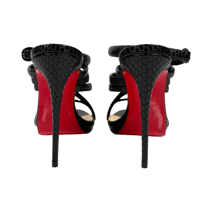 Christian Louboutin - Cleissimo 85 Calf Jurassic Black 39
