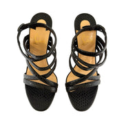 Christian Louboutin - Cleissimo 85 Calf Jurassic Black 39