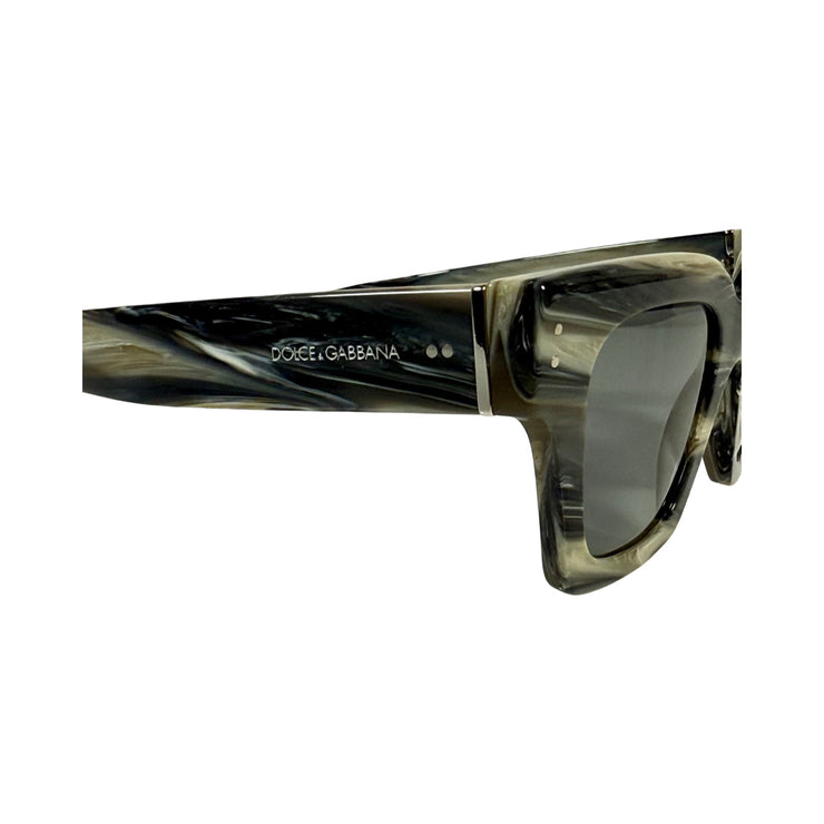 Dolce & Gabbana - Grey Horn Sunglasses