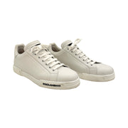 Dolce & Gabbana - Men's Portofino White Leather Sneakers 10