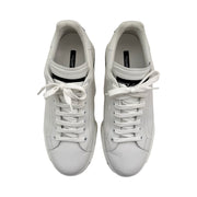 Dolce & Gabbana - Men's Portofino White Leather Sneakers 10