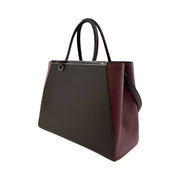 Fendi - 2Jours Tri Color Vitello Leather Tote