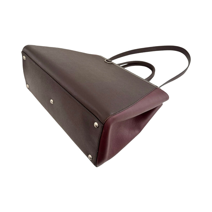 Fendi - 2Jours Tri Color Vitello Leather Tote