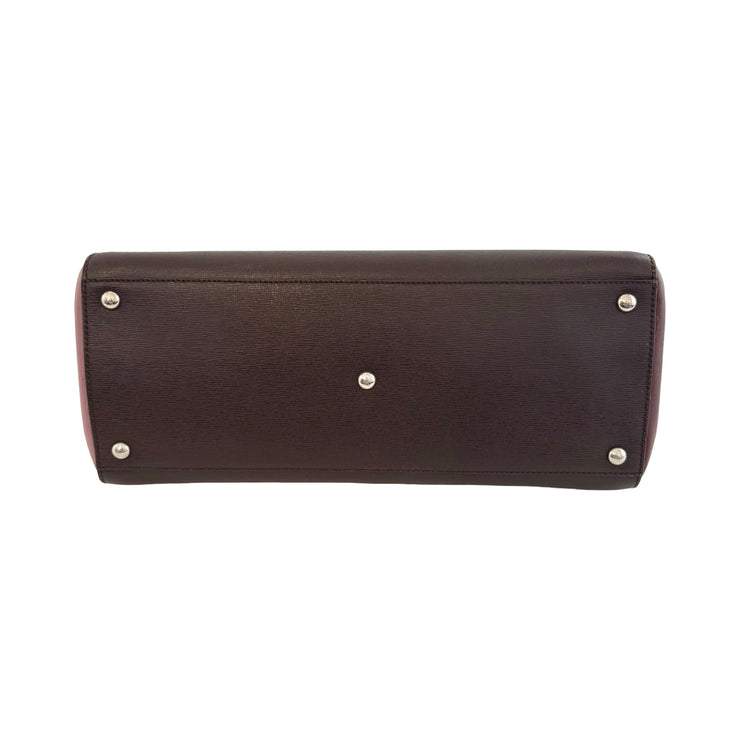 Fendi - 2Jours Tri Color Vitello Leather Tote