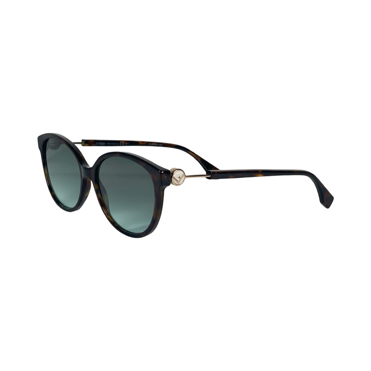 小物 FENDI Round Sunglasses Gradient Triangle fendi-f-is-fendi-round-black-
