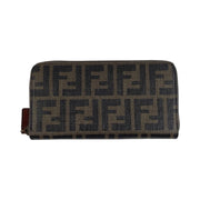 Fendi - FF Zucca Coated Canvas Long Zip Wallet