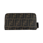 Fendi - FF Zucca Coated Canvas Long Zip Wallet