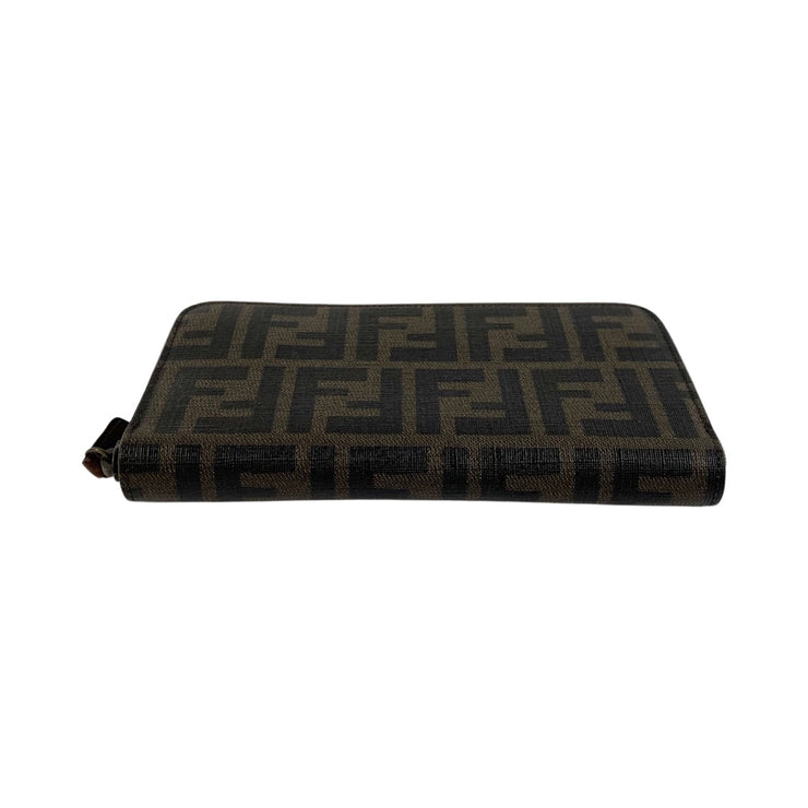 Fendi - FF Zucca Coated Canvas Long Zip Wallet