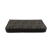 Fendi - FF Zucca Coated Canvas Long Zip Wallet
