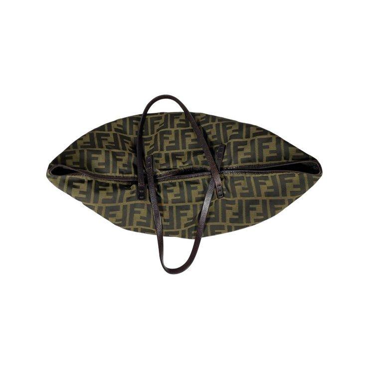 Fendi - Zucca Brown Fabric Tote w/Pouch