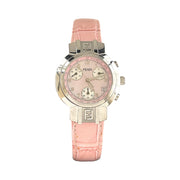 Fendi - Zucca Chronograph Mother of Pearl Pink Leather 4500L Watch