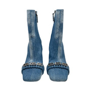 Givenchy - G Woven Denim Ankle Boots
