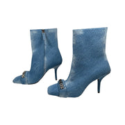 Givenchy - G Woven Denim Ankle Boots