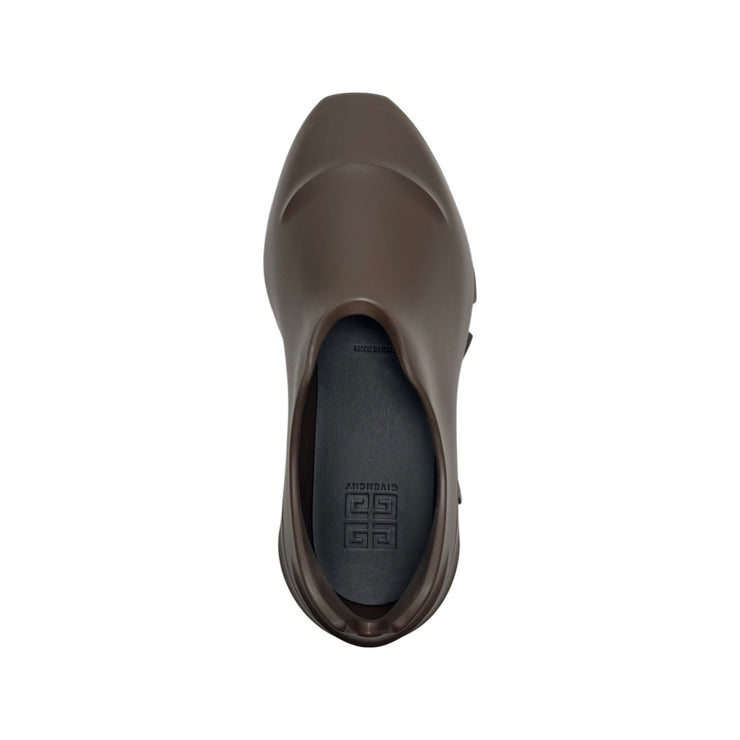 Givenchy - NEW Monumental Mallow Dark Brown Matte Rubber Sneaker