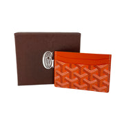 Goyard - Saint Sulpice Orange Card Holder