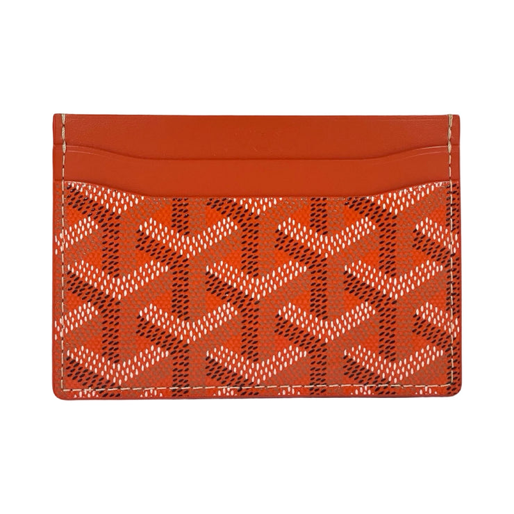 Goyard - Saint Sulpice Orange Card Holder