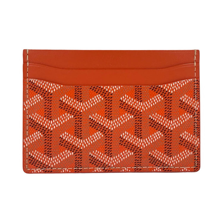 Goyard Saint Sulpice Orange Card Holder | FOMO Rochester, NY