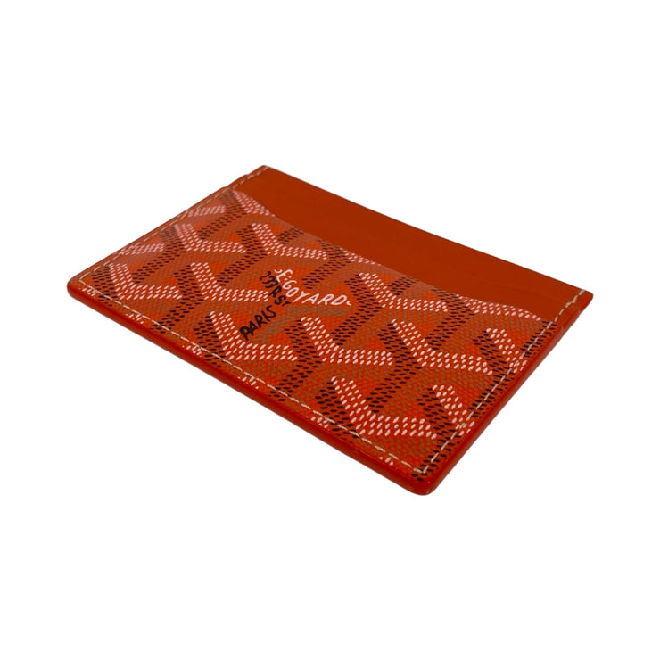 Goyard - Saint Sulpice Orange Card Holder