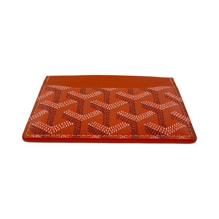Goyard - Saint Sulpice Orange Card Holder