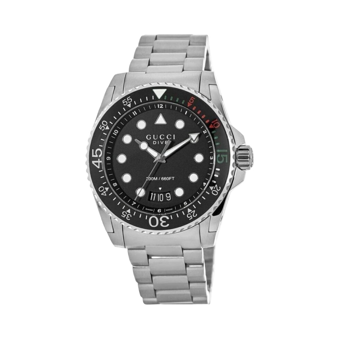 Gucci 200M Dive 45MM Sapphire Men's Stainless Watch YA136208 – FOMO