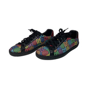 Gucci - Ace Mens GG Supreme Psychedelic Sneakers Black Multi