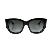 Gucci - Black Interlocking G Sunglasses w/Navy, Red & White Arms