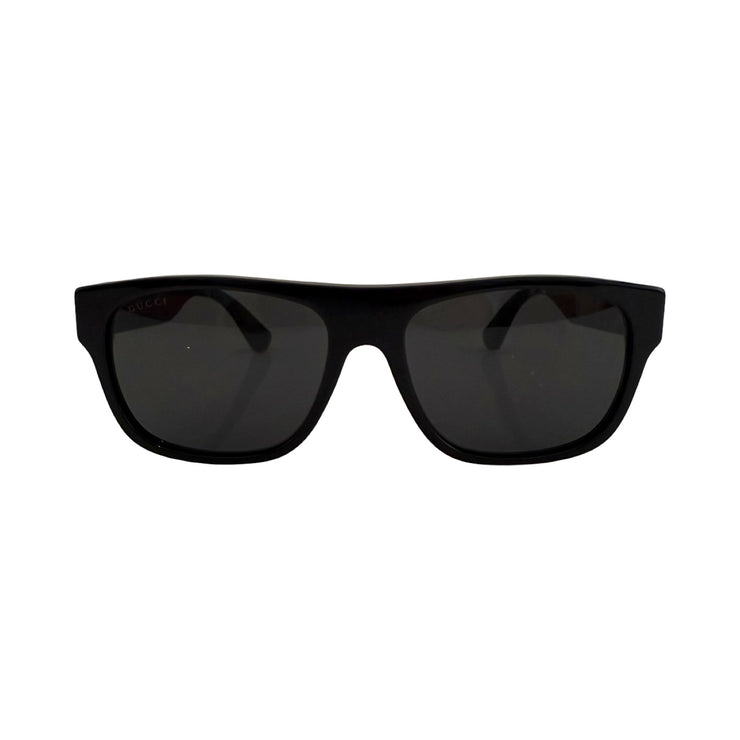 Gucci - Black Web Stripe Sunglasses