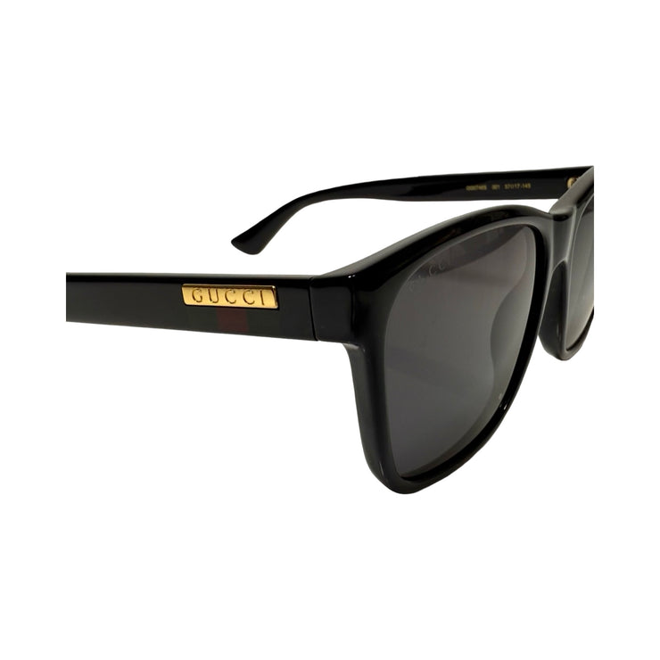 Gucci - Black Web Sunglasses