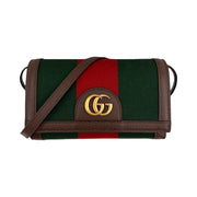 Gucci - Double G Red & Green Web Mini Bag