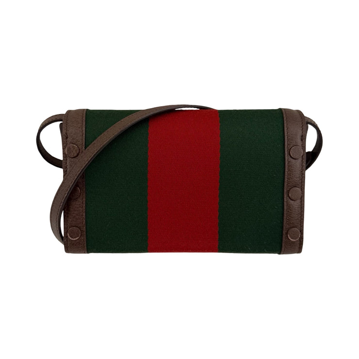 Gucci - Double G Red & Green Web Mini Bag
