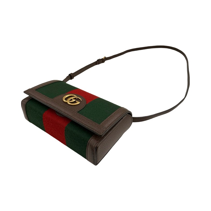Gucci - Double G Red & Green Web Mini Bag